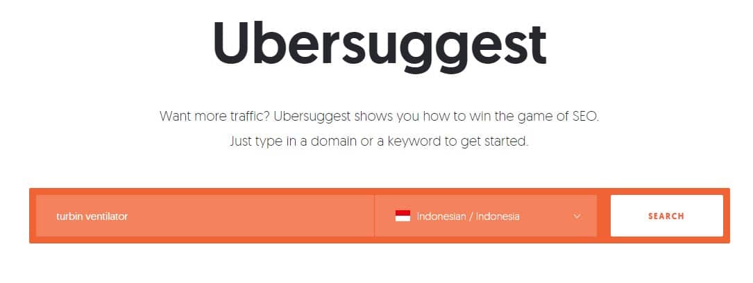 Cara Menggunakan Ubersuggest untuk Riset Keyword, Analisa Trafik hingga Download Backlink